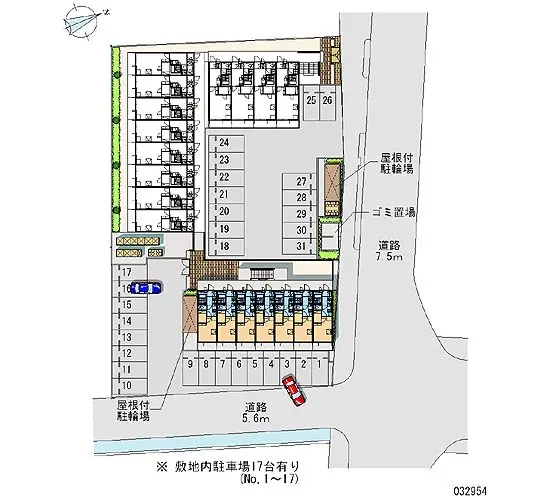 ★手数料０円★福岡市博多区豊１丁目 月極駐車場